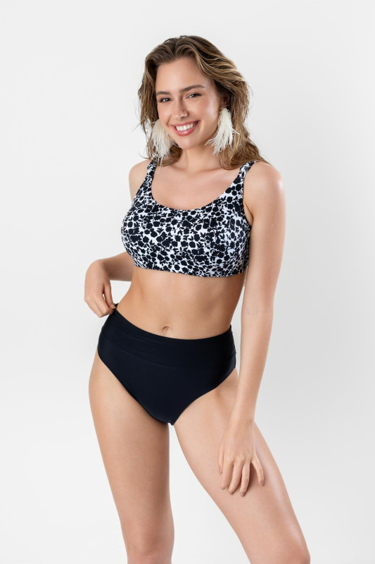 NOVINKA | Dvoudílné plavky se sportovní podprsenkou Timo 812644 Barva: Bordó, Velikost: 75G