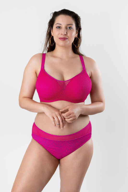 Spodní díl plavek Timo 892084 - výprodej Barva: Růžová, Velikost: XL