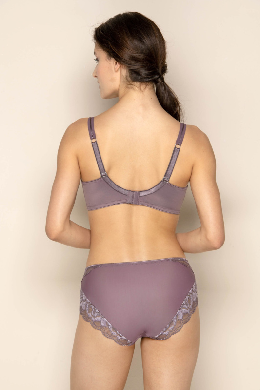 Krajkové středně vysoké kalhotky Mauve Timo 112838 Barva: Fialová, Velikost: XL