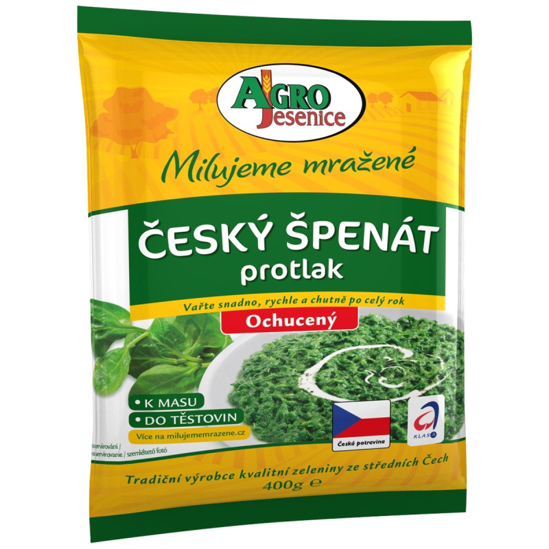 Agro Jesenice Český špenát protlak ochucený