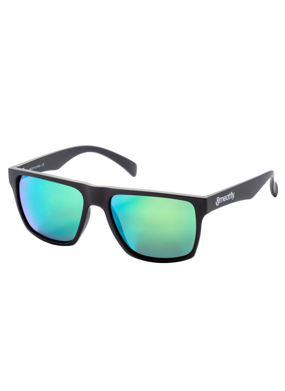 Meatfly sluneční polarizační brýle Trigger 2 Black Matt Green | Černá | Velikost One Size