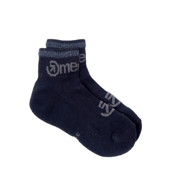 Meatfly ponožky Logo Middle Socks – CO C – Black | Černá | Velikost M