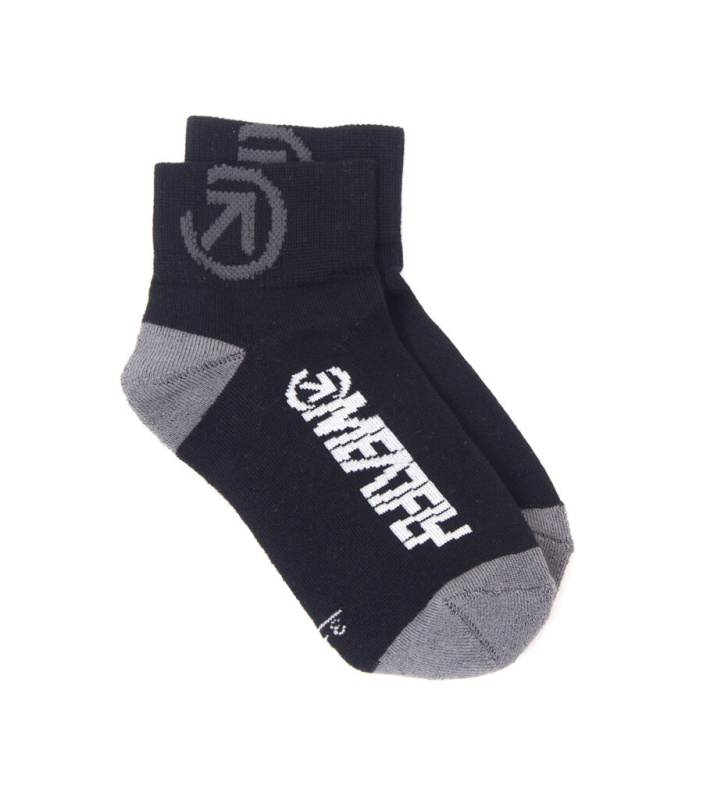 Meatfly ponožky Bike Middle Socks – CO A – Black | Černá | Velikost S