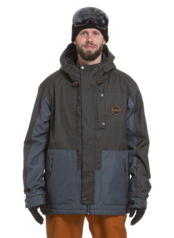 Nugget snowboardová bunda Falcon A - Gunmetal Heather Slate Heather | Šedá | Velikost XS