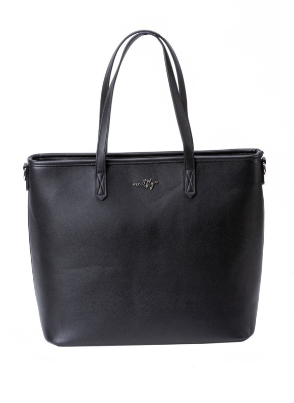 Meatfly kabelka Gisel Black | Černá | Objem 22 L