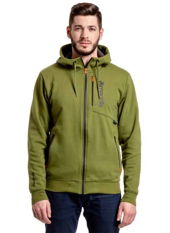 Meatfly pánská technická mikina Lightyear Calla Green | Zelená | Velikost L