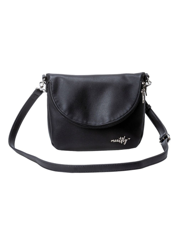 Meatfly kabelka Shea Black | Černá | Objem 1,5 L