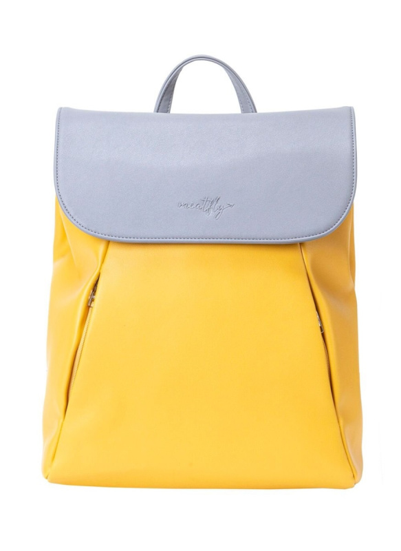 Meatfly batoh Triumph Light Grey/Sunshine | Šedá | Objem 16 L