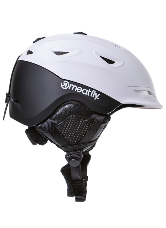 Meatfly sNB & SKI helma Zenor White/Black | Černá | Velikost M/L