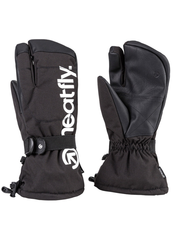 Meatfly pánské rukavice Limp Black | Černá | Velikost M