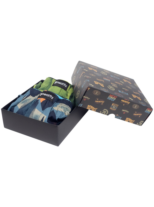 Meatfly pánské trenýrky Agostino Shade Gift Pack | Modrá | Velikost XL