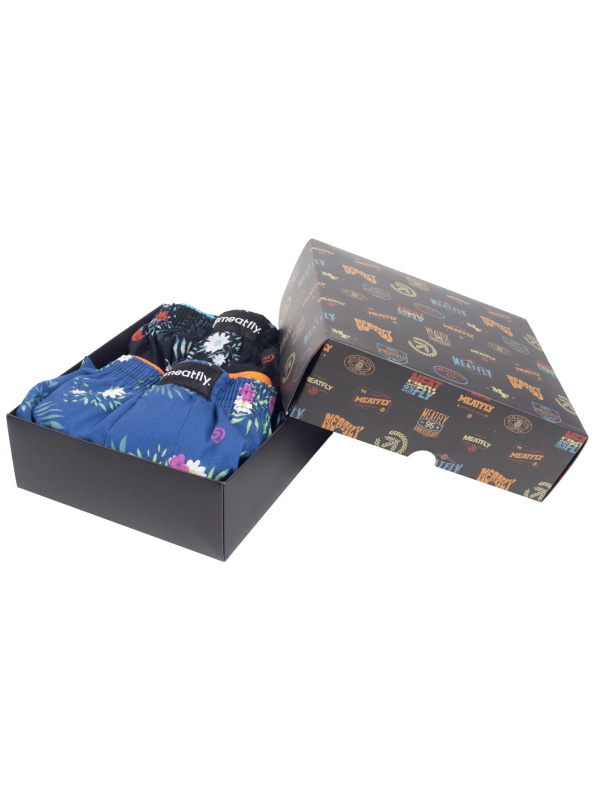 Meatfly pánské trenýrky Agostino Herb Gift Pack | Černá | Velikost L