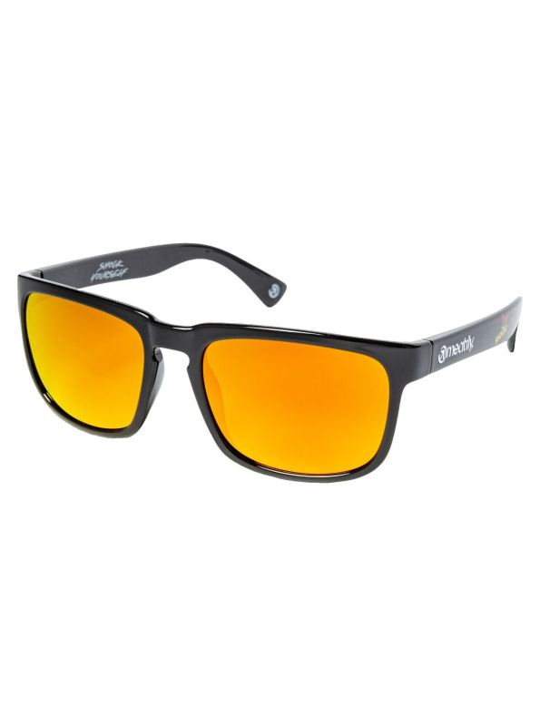 Meatfly sluneční polarizační brýle Gammy Black Big Shock | Černá | Velikost One Size