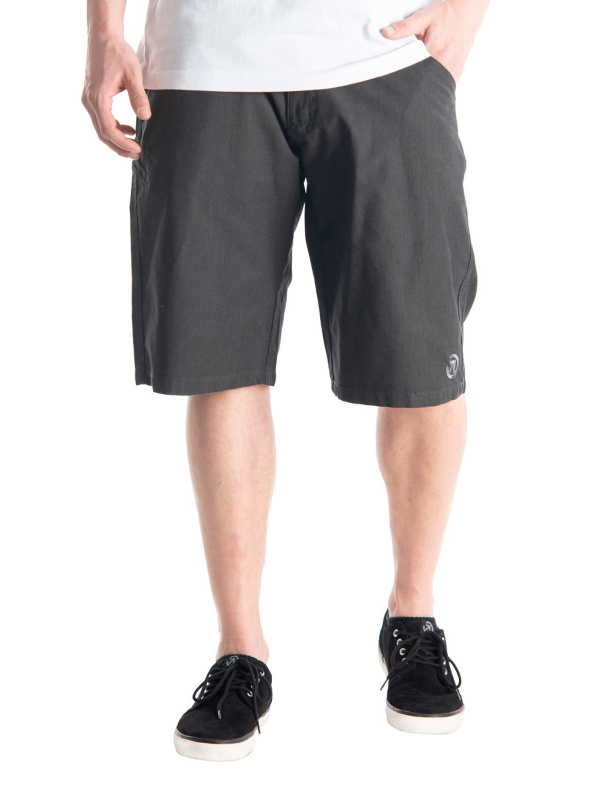 Meatfly pánské kraťasy Bobber Heather Black | Černá | Velikost 38