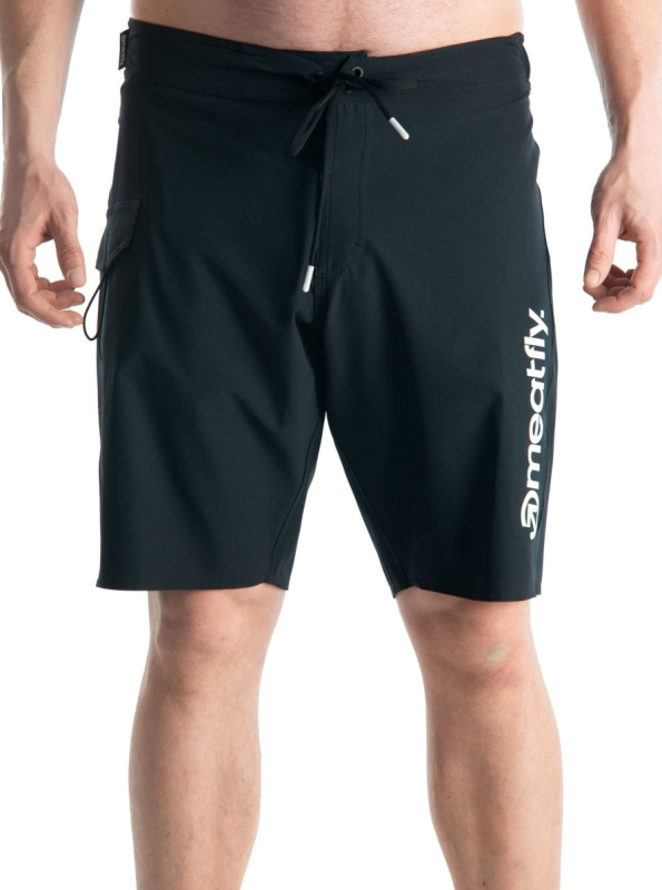 Meatfly pánské plavky Mitch Boardshorts 21 Black | Černá | Velikost XL