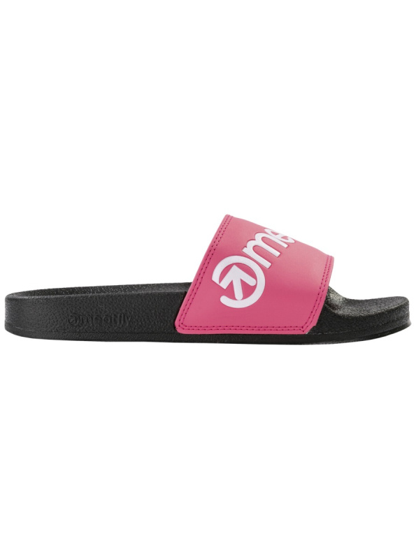 Meatfly dámské pantofle Hudson Ladies Pink/White | Černá | Velikost 38 EU