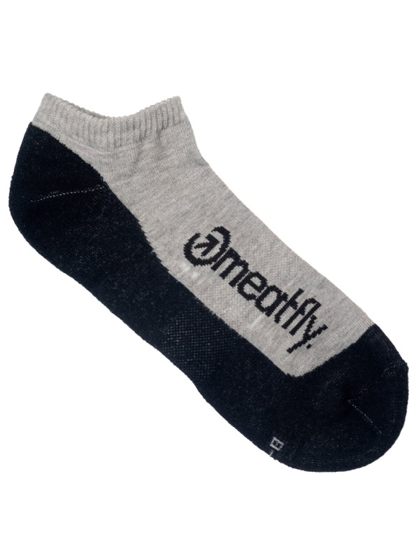 Meatfly ponožky Boot Grey | Šedá | Velikost L