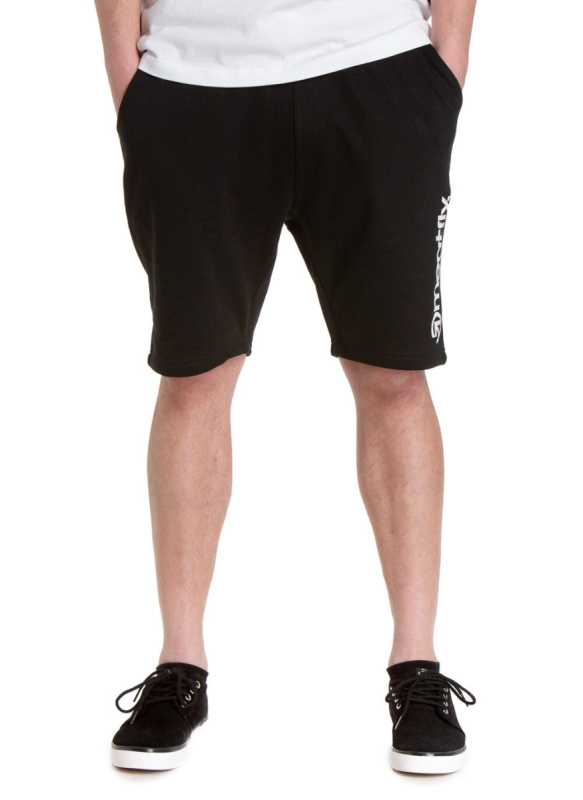 Meatfly pánské teplákové kraťasy Cushy Black | Černá | Velikost S