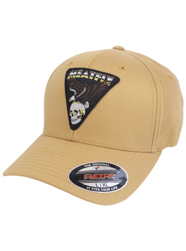 Meatfly kšiltovka Raptor Flexfit Curry | Žlutá | Velikost S/M