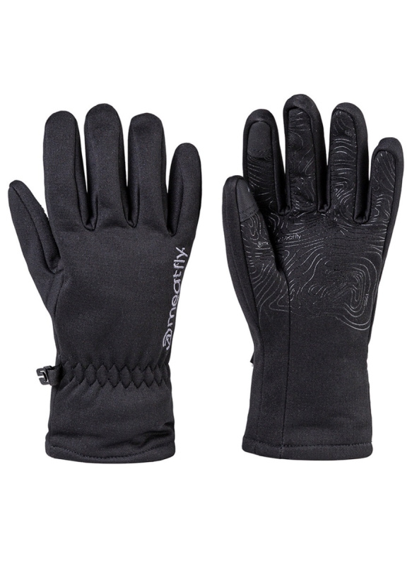 Meatfly pánské rukavice Guns Black | Černá | Velikost XL