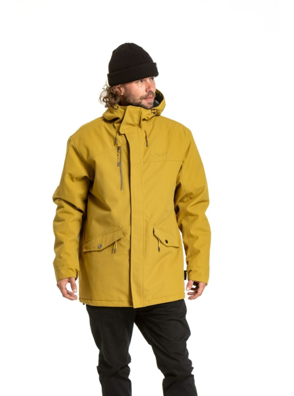 Meatfly pánská zimní bunda Nils Parka Golden Olive | Zelená | Velikost S