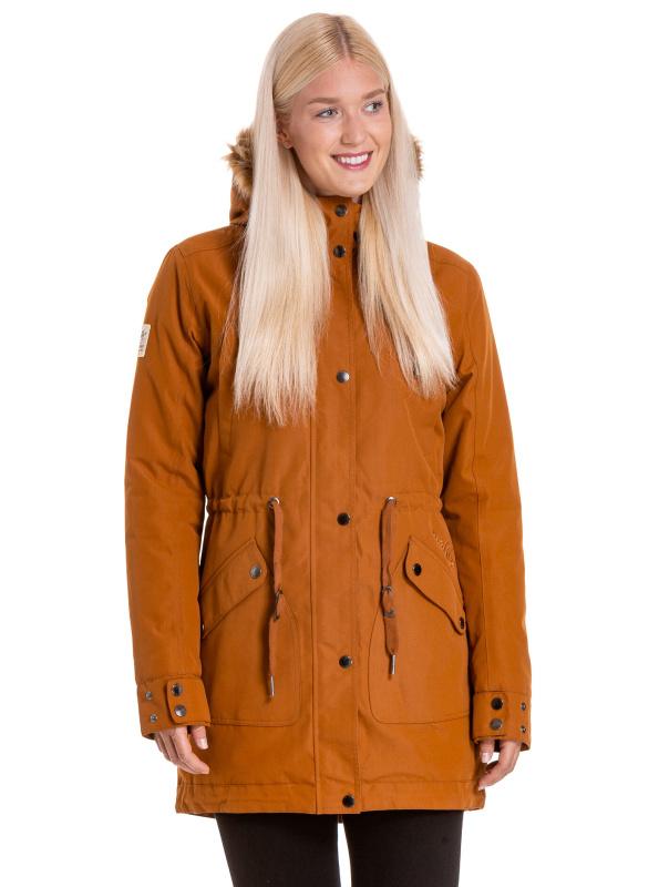 Meatfly dámská zimní bunda Artemis Parka Brown Sugar | Hnědá | Velikost L