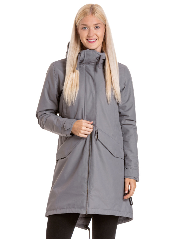 Meatfly dámská zimní bunda Beth Parka Grey | Šedá | Velikost XS