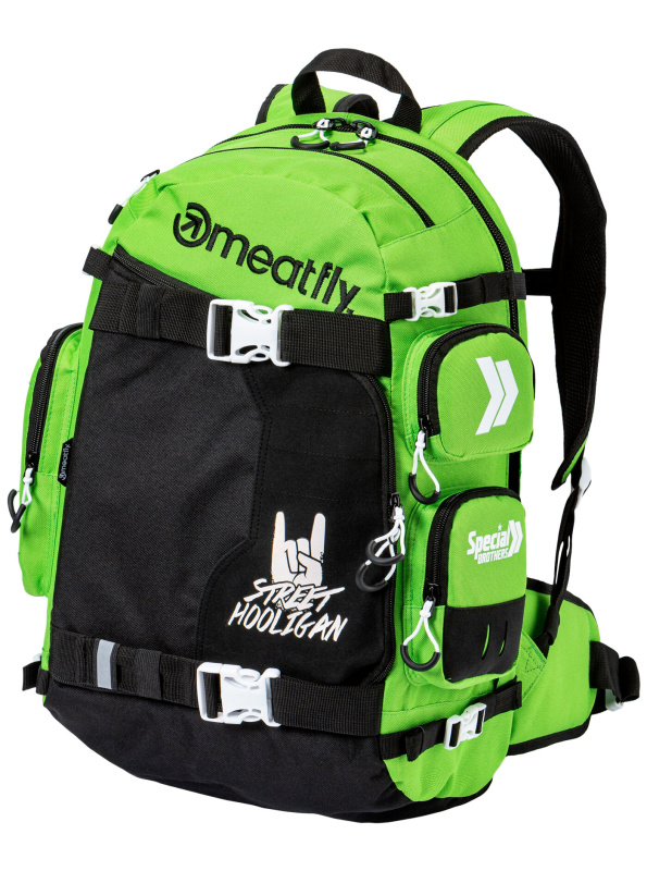 Meatfly batoh Raiden Peschel 28 L | Zelená | Objem 28 L