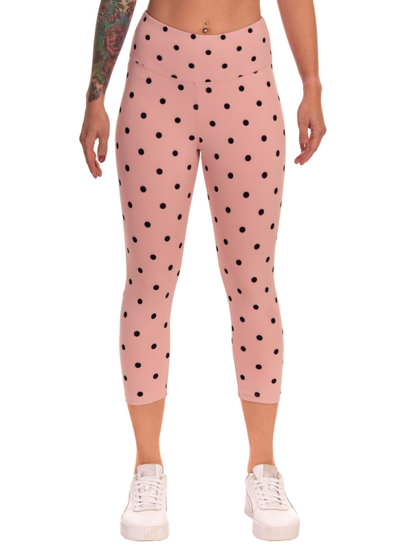 Meatfly dámské legíny Edna Pink Dots | Růžová | Velikost S