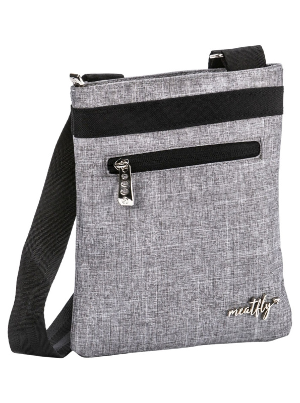 Meatfly dámská kabelka Dixie Grey Heather | Šedá | Objem 0,4 L