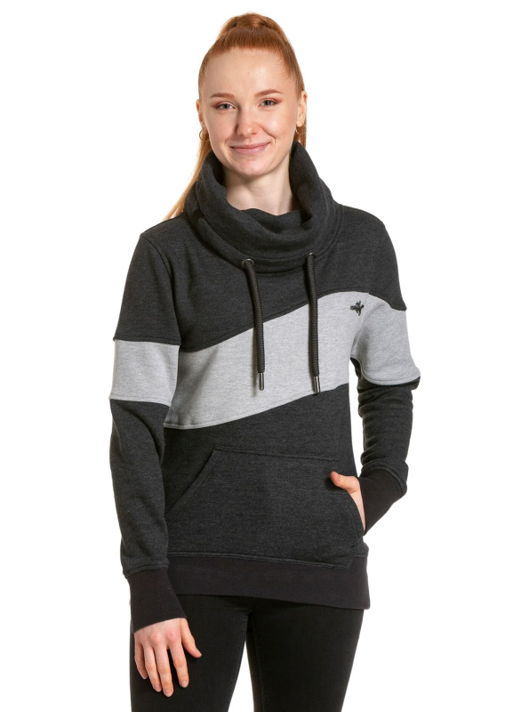 Meatfly dámská mikina Anesa Black Heather | Černá | Velikost S