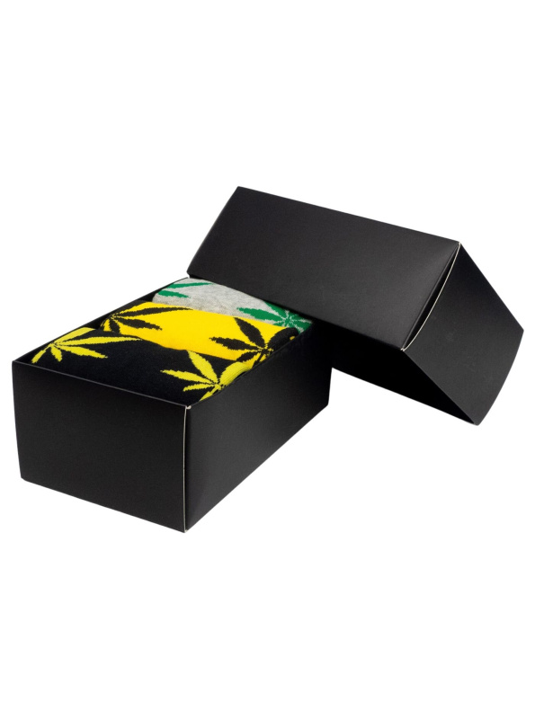 Meatfly ponožky Lexy Gift Pack Ganja | Mnohobarevná | Velikost S/M
