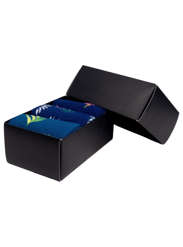 Meatfly ponožky Lexy Gift Pack Flamingo | Mnohobarevná | Velikost L/XL