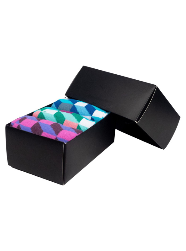 Meatfly ponožky Lexy Gift Pack Checkers | Mnohobarevná | Velikost S/M