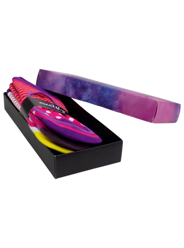 Meatfly ponožky Low Socks Gift Pack Yellow Stripe | Žlutá | Velikost One Size