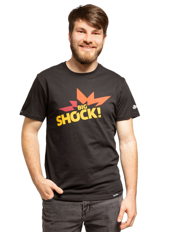 Meatfly tričko Big Shock Black | Černá | Velikost XXXL