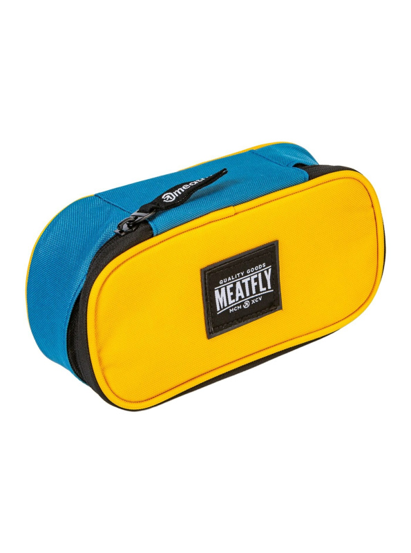 Meatfly pouzdro Pencil Case Yellow/Ocean Blue | Žlutá | Velikost L