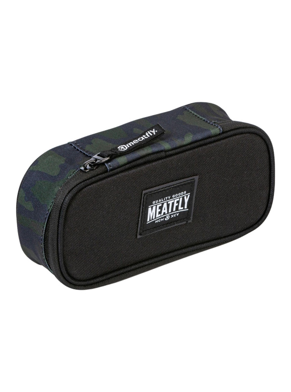 Meatfly pouzdro Pencil Case Black/Rampage Camo | Maskáč | Velikost L