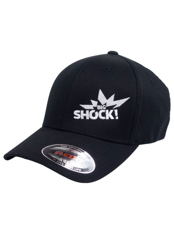 Meatfly kšiltovka Big Shock Flexfit Black | Černá | Velikost S/M