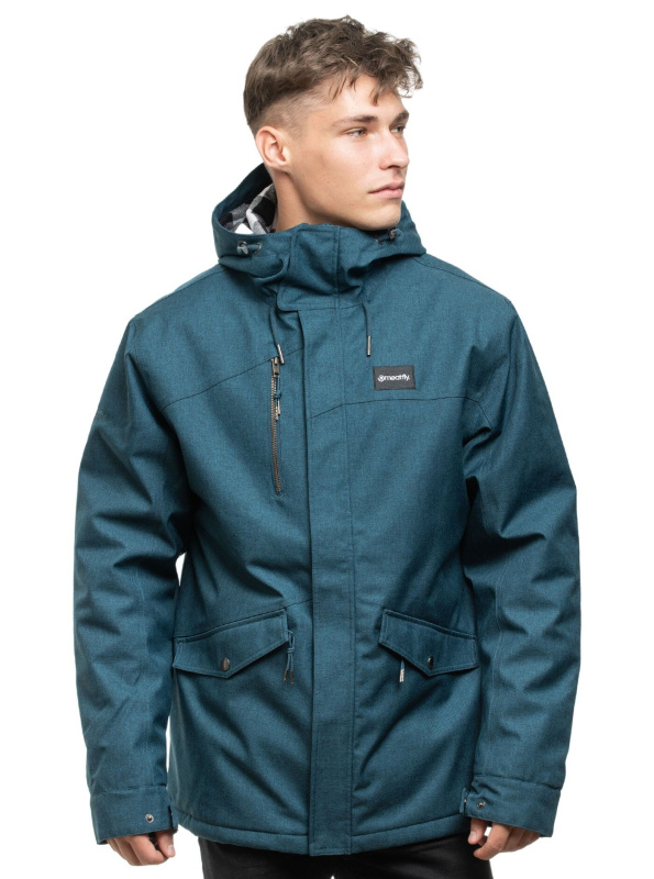 Meatfly pánská zimní bunda Nils Parka Dark Blue | Modrá | Velikost XXL