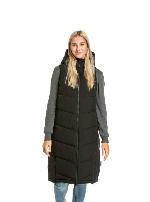 Meatfly dámská vesta Tama Black | Černá | Velikost XL