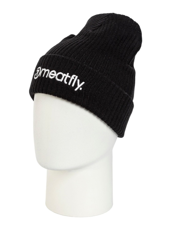 Meatfly kulich Yoshua Logo Black | Černá | Velikost One Size