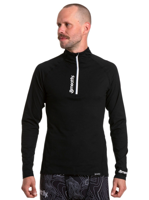 Meatfly pánské termo triko Ethan Black | Černá | Velikost XXL