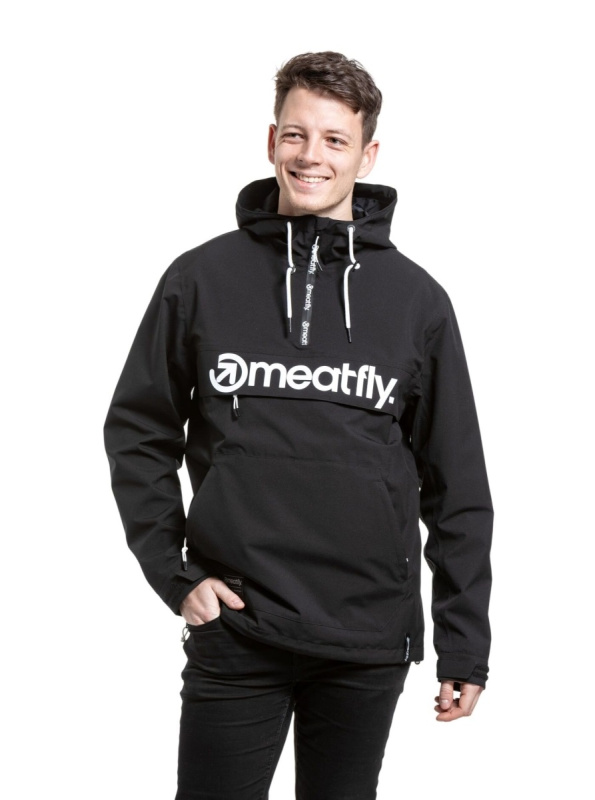 Meatfly pánská street bunda Garen Black | Černá | Velikost L