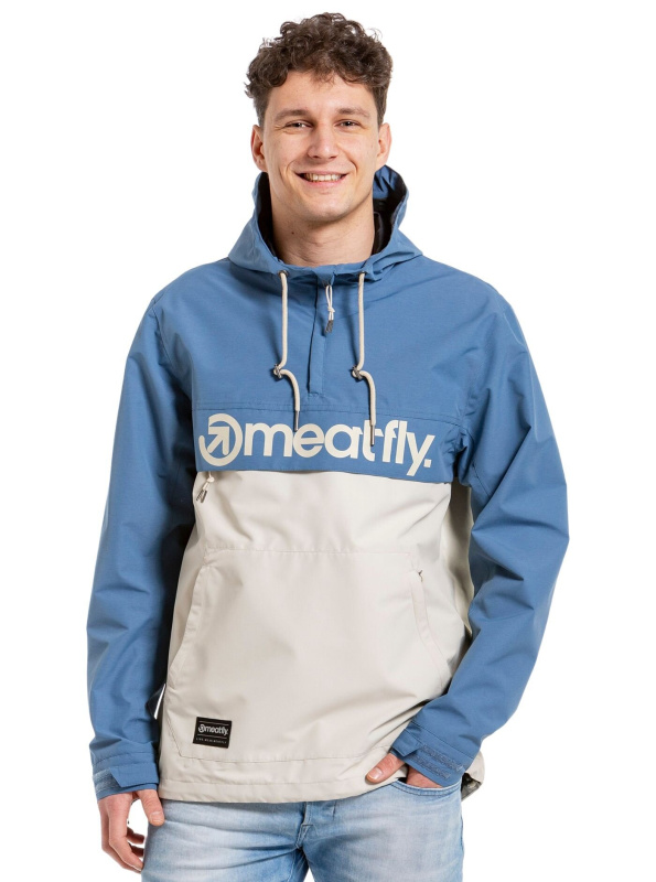 Meatfly pánská street bunda Garen Slate Blue/Sand | Písková | Velikost L