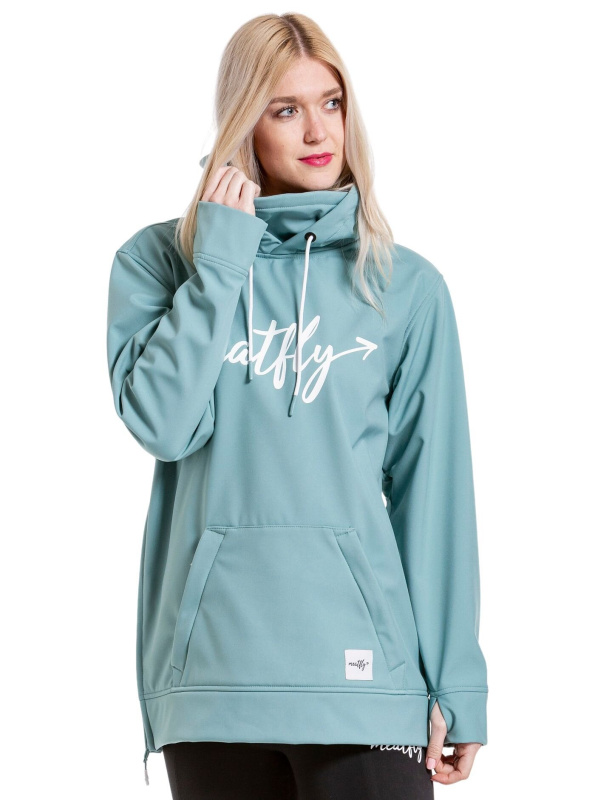 Meatfly dámská softshell bunda Alita Mint | Modrá | Velikost XS