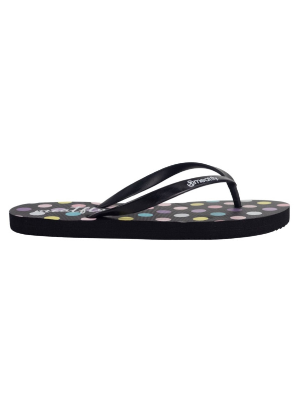 Meatfly dámské žabky Nami Color Dots | Modrá | Velikost 37 EU