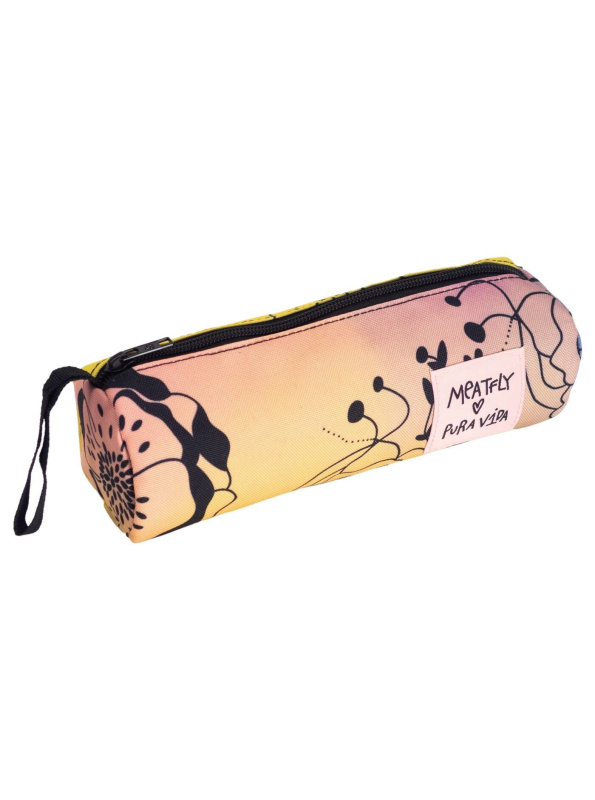 Meatfly pouzdro X Pura Vida Basic Case Peach Flowers | Růžová | Velikost M