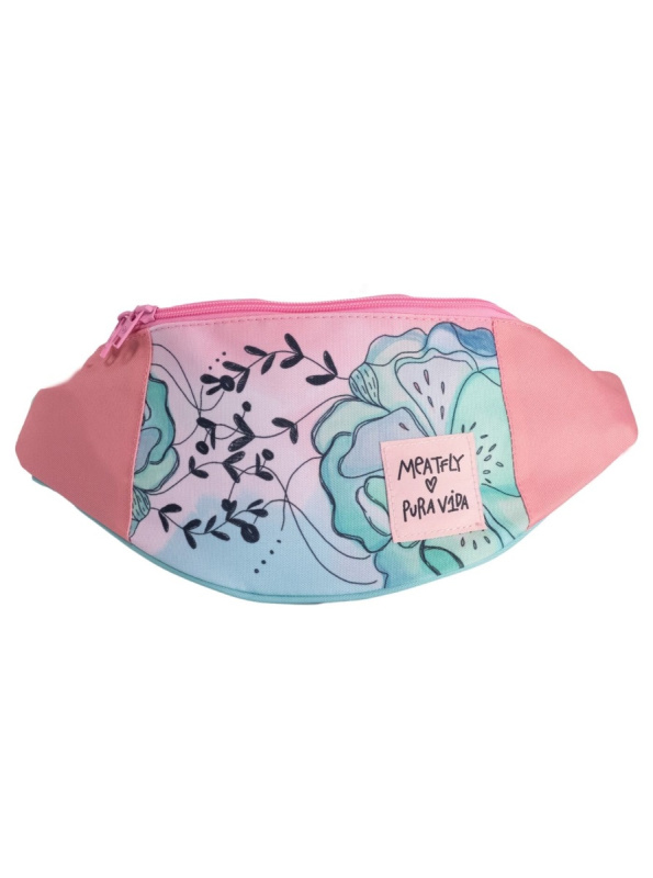Meatfly ledvinka X Pura Vida Taya Mint Flowers | Modrá | Objem 2,5 L