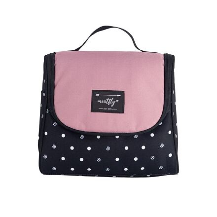 Meatfly toaletní taška Cara Black Dots | Černá | Velikost One Size